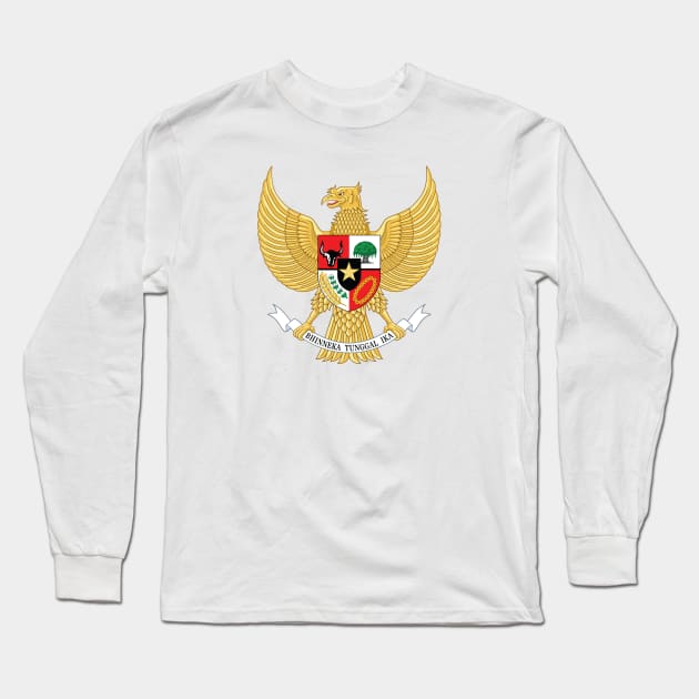 Indonesia Long Sleeve T-Shirt by Wickedcartoons